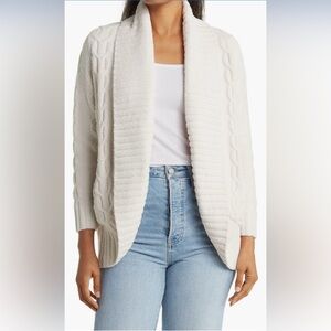 Cyrus Cocoon Cozy Cream Cardigan Sweater Size M. NWOT.